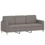 Juego de sofás con cojines 4 piezas tela gris taupe by , Sofas - Ref: Foro24-3202085, Price: 673,59 €, Discount: %