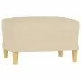 Juego de sofás con cojines 4 piezas tela crema by , Sofas - Ref: Foro24-3202064, Price: 649,46 €, Discount: %