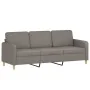Juego de sofás con cojines 3 piezas tela gris taupe de , Sofás - Ref: Foro24-3202149, Precio: 534,36 €, Descuento: %