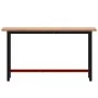 Banco de trabajo madera maciza de haya y metal 150x55x81,5 cm by , Work tables - Ref: Foro24-3188905, Price: 219,64 €, Discou...