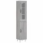 Aparador alto madera contrachapada gris Sonoma 34,5x34x180 cm von , Sideboards - Ref: Foro24-3199207, Preis: 112,69 €, Rabatt: %