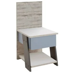 FMD Mesita de noche con 1 cajón color roble arena 34,2x39x69 cm de , Mesitas de noche - Ref: Foro24-447420, Precio: 99,18 €, ...