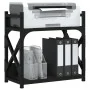 Soporte de impresora 2 niveles negro 40x20x40 cm de , Soportes para impresoras - Ref: Foro24-833990, Precio: 25,87 €, Descuen...