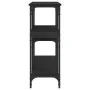 Mesa consola madera de ingeniería negra 160x29x75 cm by , Side tables - Ref: Foro24-834085, Price: 79,39 €, Discount: %