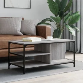 Mesa de centro madera contrachapada gris Sonoma 100x50x45 cm von , Couchtisch - Ref: Foro24-835307, Preis: 58,91 €, Rabatt: %