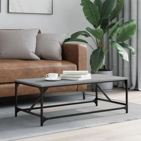 Mesa de centro madera contrachapada gris Sonoma 100x50x35 cm de , Mesas de centro - Ref: Foro24-835332, Precio: 48,45 €, Desc...
