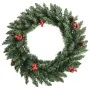 Árboles de Navidad artificiales 2 uds corona, guirnalda y LED de , Arboles de navidad - Ref: Foro24-344648, Precio: 111,55 €,...