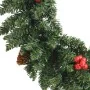 Árboles de Navidad artificiales 2 uds corona, guirnalda y LED de , Arboles de navidad - Ref: Foro24-344648, Precio: 111,55 €,...