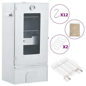 Horno ahumador de BBQ con generador humo frío acero galvanizado de , Barbacoas - Ref: Foro24-3200759, Precio: 192,96 €, Descu...