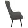 Sillón de relax con reposapiés de tela gris oscuro by , Armchairs - Ref: Foro24-3097430, Price: 119,95 €, Discount: %