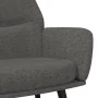 Sillón de relax con reposapiés de tela gris oscuro by , Armchairs - Ref: Foro24-3097430, Price: 119,95 €, Discount: %