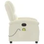 Sillón de masaje reclinable de terciopelo crema de , Sillones - Ref: Foro24-371817, Precio: 255,54 €, Descuento: %