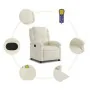 Sillón de masaje reclinable de terciopelo crema de , Sillones - Ref: Foro24-371817, Precio: 255,54 €, Descuento: %