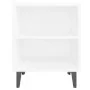 Mesitas de noche con patas de metal 2 uds blanco 40x30x50 cm by , Nightstands - Ref: Foro24-805798, Price: 56,02 €, Discount: %