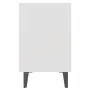 Mesitas de noche con patas de metal 2 uds blanco 40x30x50 cm by , Nightstands - Ref: Foro24-805798, Price: 56,02 €, Discount: %