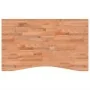 Tablero de escritorio madera maciza de haya 100x(55-60)x1,5 cm von , Schreibtischzubehör und Produkte - Ref: Foro24-356051, P...