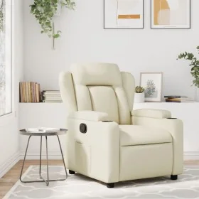 Sillón reclinable de cuero sintético crema von , Sessel - Ref: Foro24-372428, Preis: 200,97 €, Rabatt: %