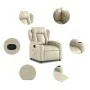 Sillón reclinable de cuero sintético crema von , Sessel - Ref: Foro24-372428, Preis: 200,97 €, Rabatt: %