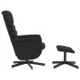 Sillón reclinable con reposapiés cuero sintético negro de , Sillones - Ref: Foro24-356708, Precio: 159,66 €, Descuento: %
