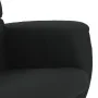 Sillón reclinable con reposapiés cuero sintético negro de , Sillones - Ref: Foro24-356708, Precio: 159,66 €, Descuento: %