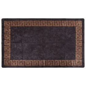 Alfombra lavable antideslizante negro y dorado 150x230 cm by , Rugs - Ref: Foro24-373983, Price: 54,55 €, Discount: %