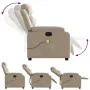 Sillón de masaje reclinable cuero sintético color capuchino de , Sillones - Ref: Foro24-373499, Precio: 240,75 €, Descuento: %