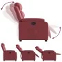 Sillón reclinable de cuero sintético rojo tinto von , Sessel - Ref: Foro24-373490, Preis: 220,95 €, Rabatt: %