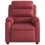 Sillón reclinable de cuero sintético rojo tinto von , Sessel - Ref: Foro24-373490, Preis: 220,95 €, Rabatt: %