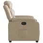 Sillón reclinable de cuero sintético color capuchino de , Sillones - Ref: Foro24-373492, Precio: 215,57 €, Descuento: %