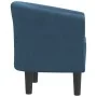 Sillón de terciopelo azul oscuro de , Sillones - Ref: Foro24-356445, Precio: 171,88 €, Descuento: %