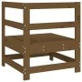 Sofá de esquina de madera maciza de pino marrón miel von , Modulare Sofas für den Außenbereich - Ref: Foro24-825474, Preis: 5...