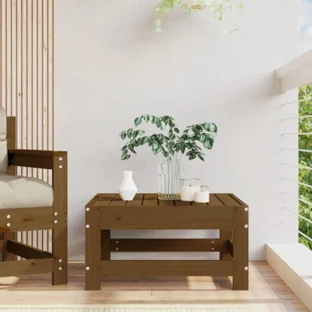 Taburete de jardín madera maciza de pino marrón miel von , Modulare Sofas für den Außenbereich - Ref: Foro24-825488, Preis: 4...
