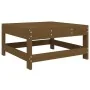 Taburete de jardín madera maciza de pino marrón miel von , Modulare Sofas für den Außenbereich - Ref: Foro24-825488, Preis: 4...