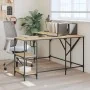 Escritorio madera de ingeniería roble Sonoma 139x139x75 cm de , Escritorios - Ref: Foro24-837588, Precio: 87,39 €, Descuento: %