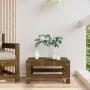 Taburete de jardín madera maciza de pino marrón miel by , Modular outdoor sofas - Ref: Foro24-825621, Price: 60,19 €, Discoun...