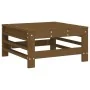 Taburete de jardín madera maciza de pino marrón miel by , Modular outdoor sofas - Ref: Foro24-825621, Price: 60,19 €, Discoun...