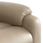 Sillón reclinable elevable cuero artificial color capuchino de , Sillones - Ref: Foro24-3205048, Precio: 302,06 €, Descuento: %