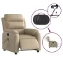 Sillón reclinable de masaje eléctrico cuero sintético capuchino by , Armchairs - Ref: Foro24-3205041, Price: 288,84 €, Discou...