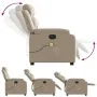 Sillón reclinable de masaje eléctrico cuero sintético capuchino by , Armchairs - Ref: Foro24-3205041, Price: 288,84 €, Discou...