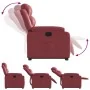 Sillón elevable eléctrico cuero artificial rojo tinto de , Sillones - Ref: Foro24-3205060, Precio: 353,14 €, Descuento: %