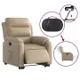 Sillón elevable eléctrico cuero artificial capuchino by , Armchairs - Ref: Foro24-3205062, Price: 349,23 €, Discount: %