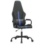Silla gaming con masaje cuero sintético azul y negro by , Gaming chairs - Ref: Foro24-345557, Price: 102,46 €, Discount: %
