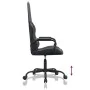 Silla gaming con masaje cuero sintético azul y negro by , Gaming chairs - Ref: Foro24-345557, Price: 102,46 €, Discount: %
