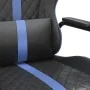 Silla gaming con masaje cuero sintético azul y negro by , Gaming chairs - Ref: Foro24-345557, Price: 102,46 €, Discount: %