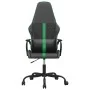 Silla gaming con masaje cuero sintético verde y negro by , Gaming chairs - Ref: Foro24-345560, Price: 103,21 €, Discount: %