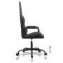 Silla gaming con masaje cuero sintético verde y negro by , Gaming chairs - Ref: Foro24-345560, Price: 103,21 €, Discount: %