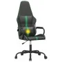 Silla gaming con masaje cuero sintético verde y negro by , Gaming chairs - Ref: Foro24-345560, Price: 103,21 €, Discount: %