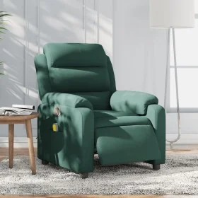 Sillón reclinable de masaje eléctrico terciopelo verde oscuro von , Sessel - Ref: Foro24-3205083, Preis: 300,55 €, Rabatt: %