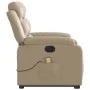 Sillón reclinable de masaje eléctrico cuero sintético capuchino de , Sillones - Ref: Foro24-3205069, Precio: 378,43 €, Descue...