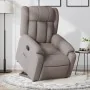 Sillón reclinable elevable tela gris taupe by , Armchairs - Ref: Foro24-3205324, Price: 313,03 €, Discount: %